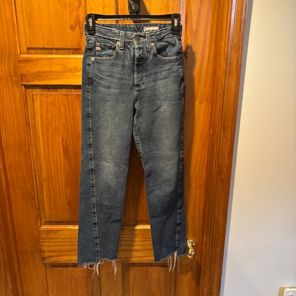 AG Adriano Goldschmied Twisted Alexxis Raw Hem Jeans 23R - Picture 2 of 9